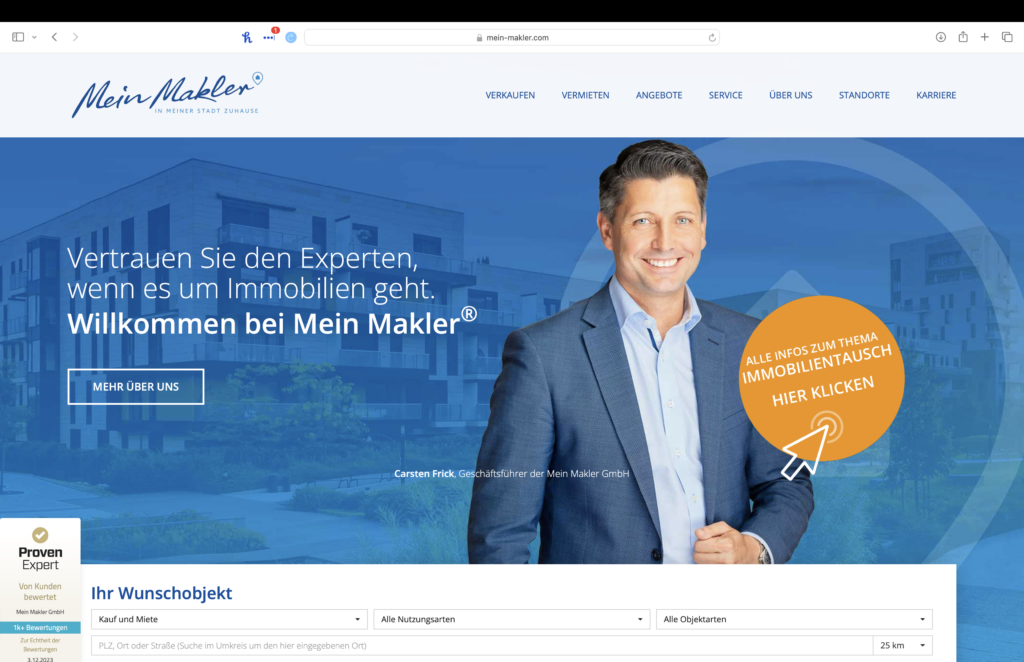 Website Mein Makler